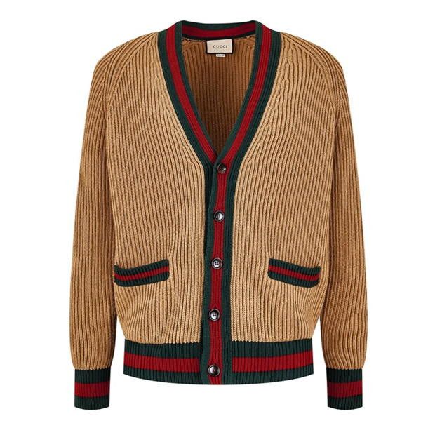 Gucci Knitted Web Cardigan Size US S / EU 44-46 / 1 - 5 Thumbnail