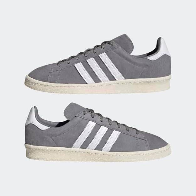 Adidas adidas Campus 80s Grey White FZ6154 US size 9.5 soccer Size US 9.5 / EU 42-43 - 6 Thumbnail