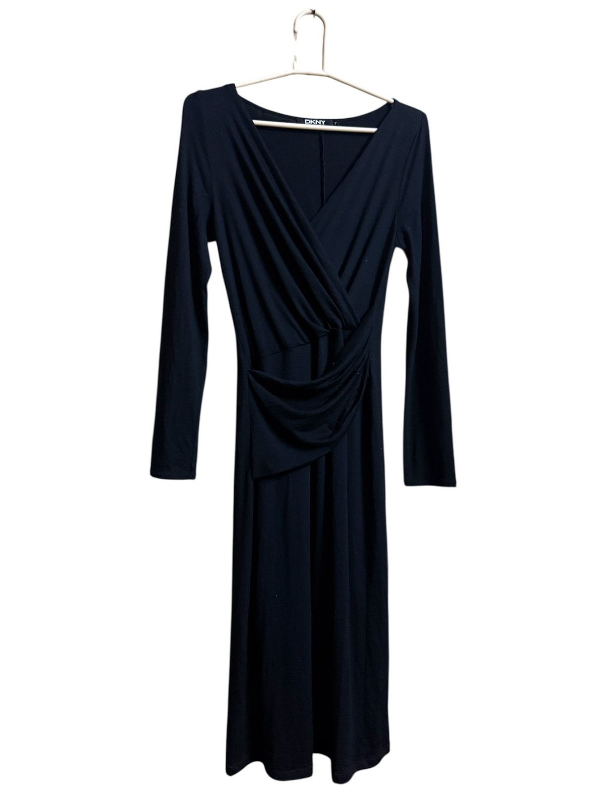 DKNY DKNY Long Sleeve Maxi Dress Black Colour Size M / US 6-8 / IT 42-44 - 3 Thumbnail