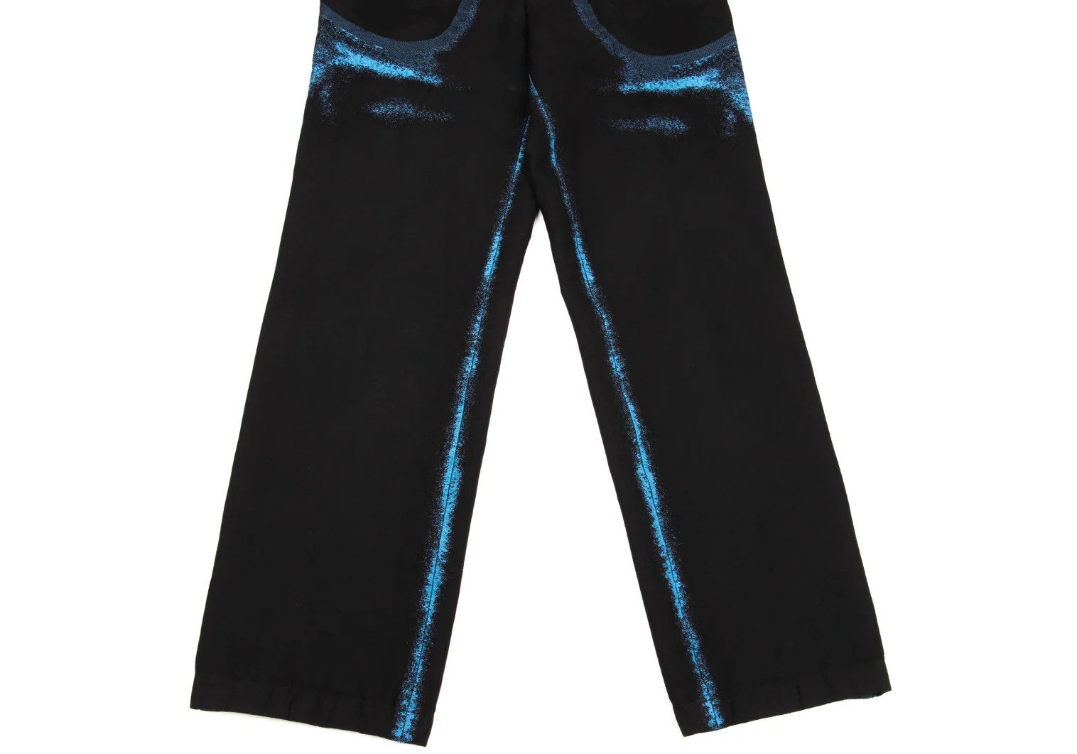 Issey Miyake A-POC INSIDE Trim Fade Design Pants in Black and Blue Size US 36 / EU 52 - 10 Thumbnail