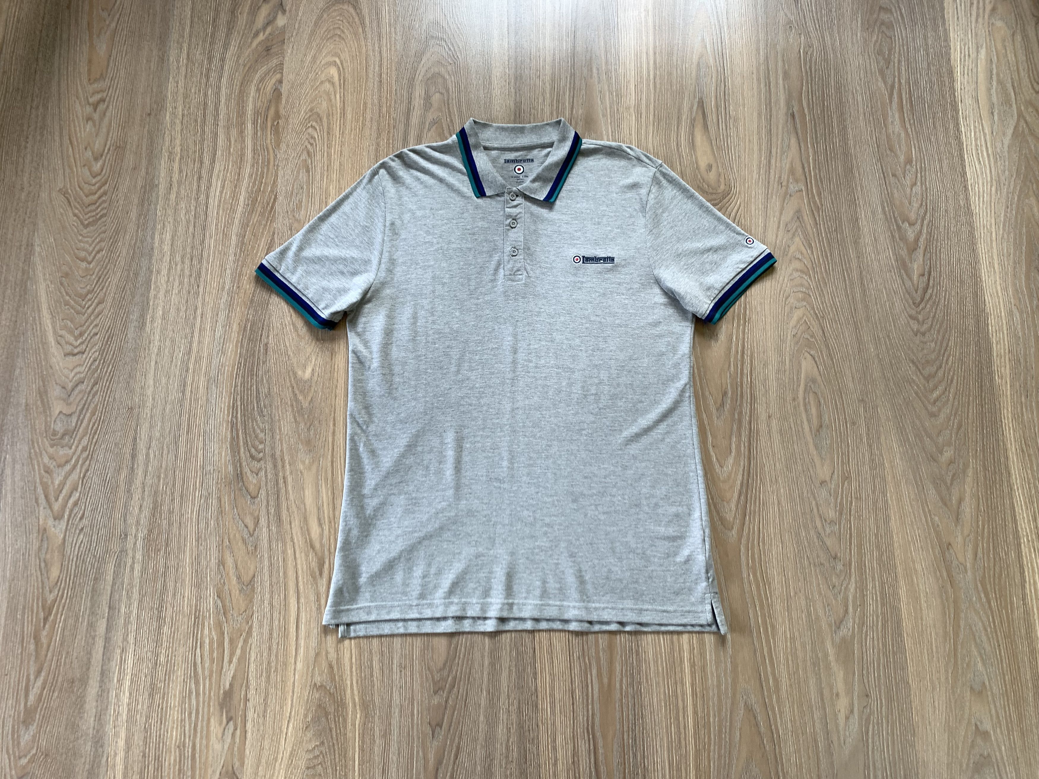Japanese Brand × Lambretta Lambretta Cotton Grey Polo T Shirt Size US XL / EU 56 / 4 - 9 Thumbnail