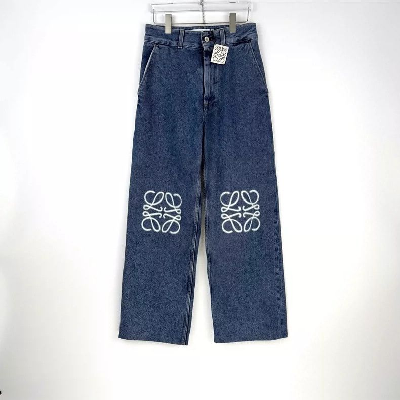 Loewe loewe Washed blue classic jeans 2504-Nextarrow Size US 34 / EU 50 - 3 Thumbnail