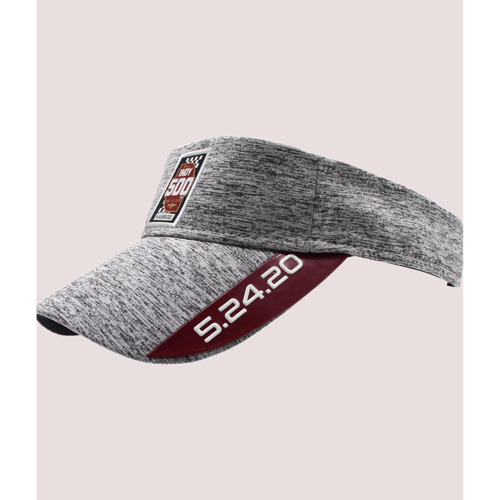 Vintage VINTAGE Indy 500 Mens Heathered Training Visor, gray, One Size Size ONE SIZE - 1 Thumbnail