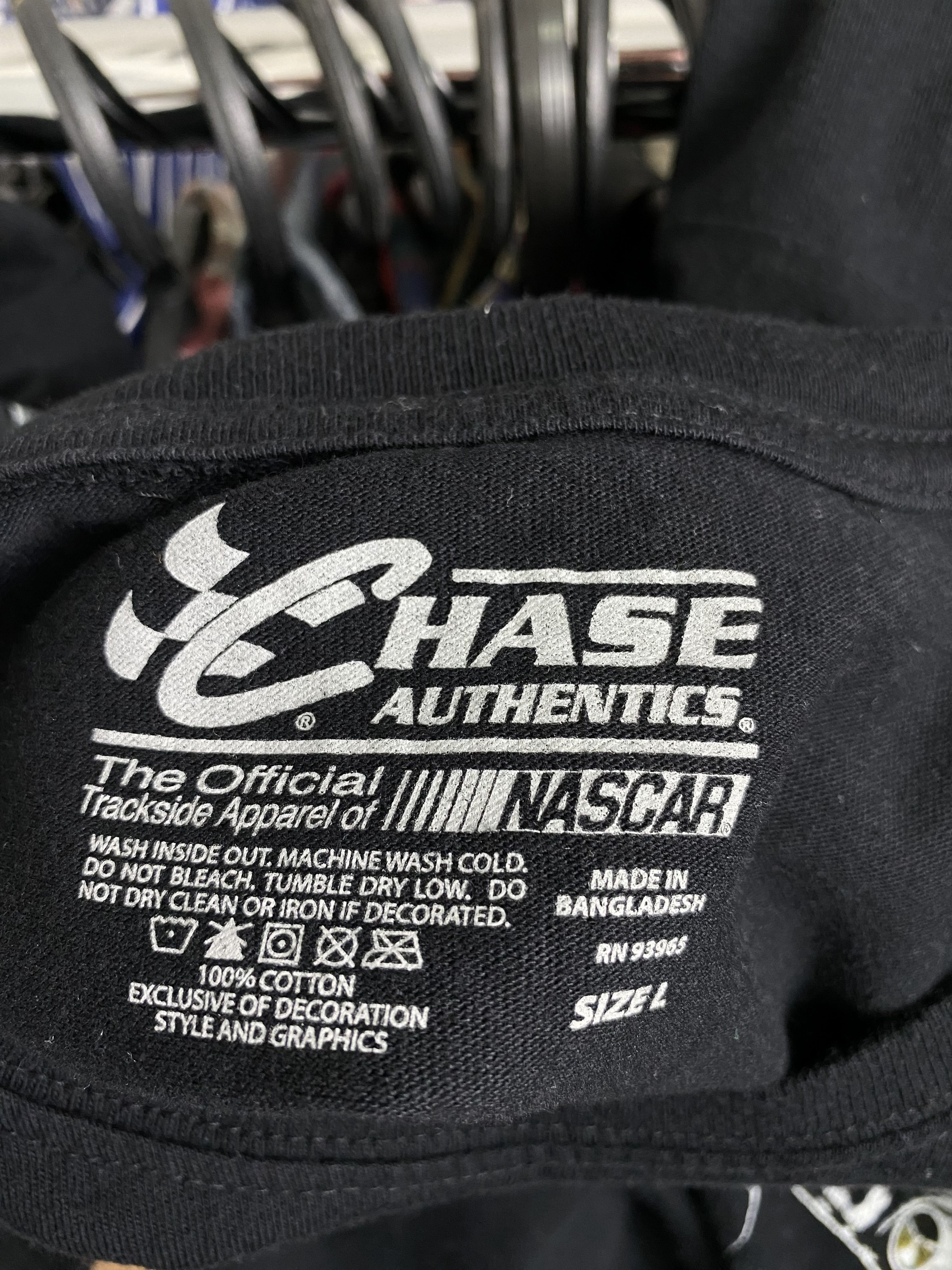 Chase Authentics × NASCAR Chase Authentics NASCAR Jamie McMurray 1 Vintage Racing Tee Size US L / EU 52-54 / 3 - 6 Thumbnail