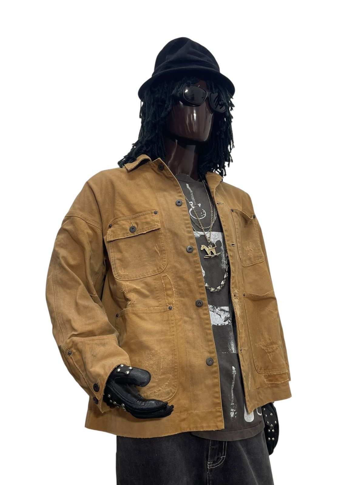 Yohji Yamamoto Yohji Yamamoto Pour Homme Iconic Bucket Hat 1🟩2 Size ONE SIZE - 2 Thumbnail