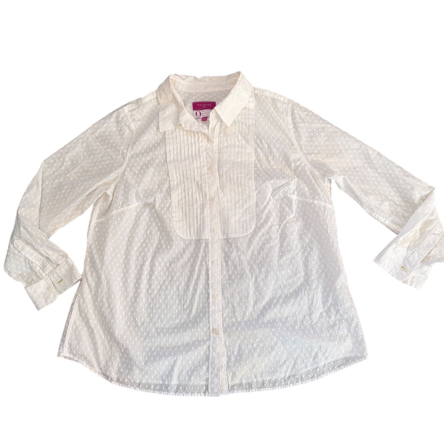 Talbots Talbots 18 W The Oprah Magazine Collection White Textured Pi Size XXL / US 16-18 / IT 52-54 - 2 Thumbnail