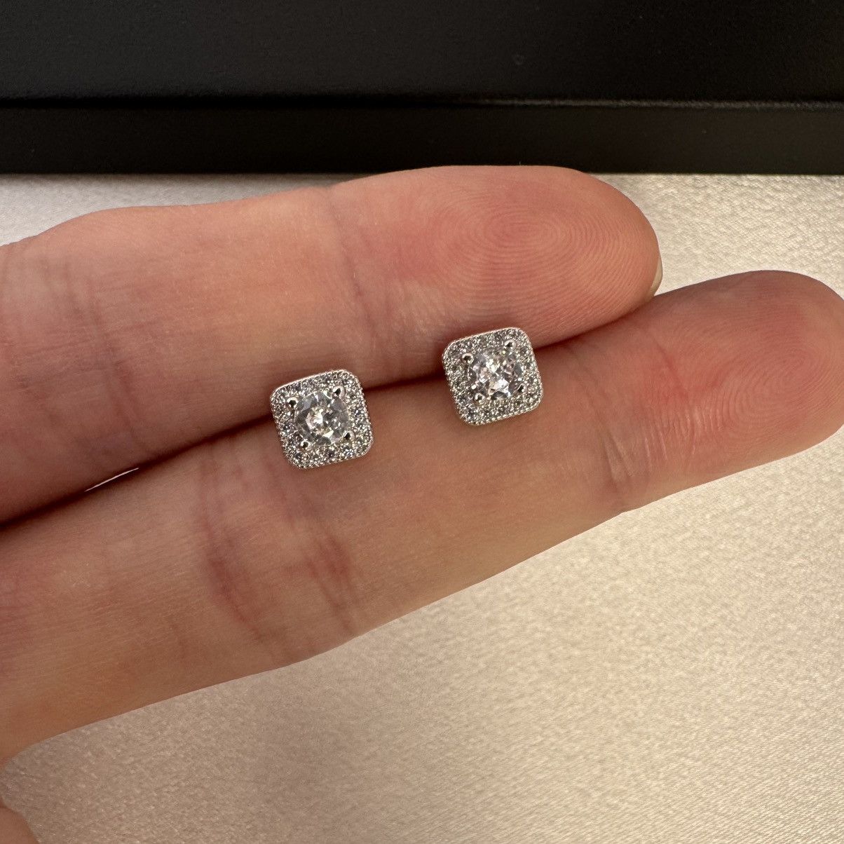Other 6mm CZ Stud Earrings for Men Women,Hip Hop Unisex Style Size ONE SIZE - 5 Thumbnail