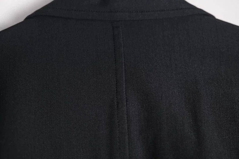 Yohji Yamamoto Yohji Yamamoto Yohji Yamamoto Black Jacket with Minimal We Size US S / EU 44-46 / 1 - 9 Thumbnail