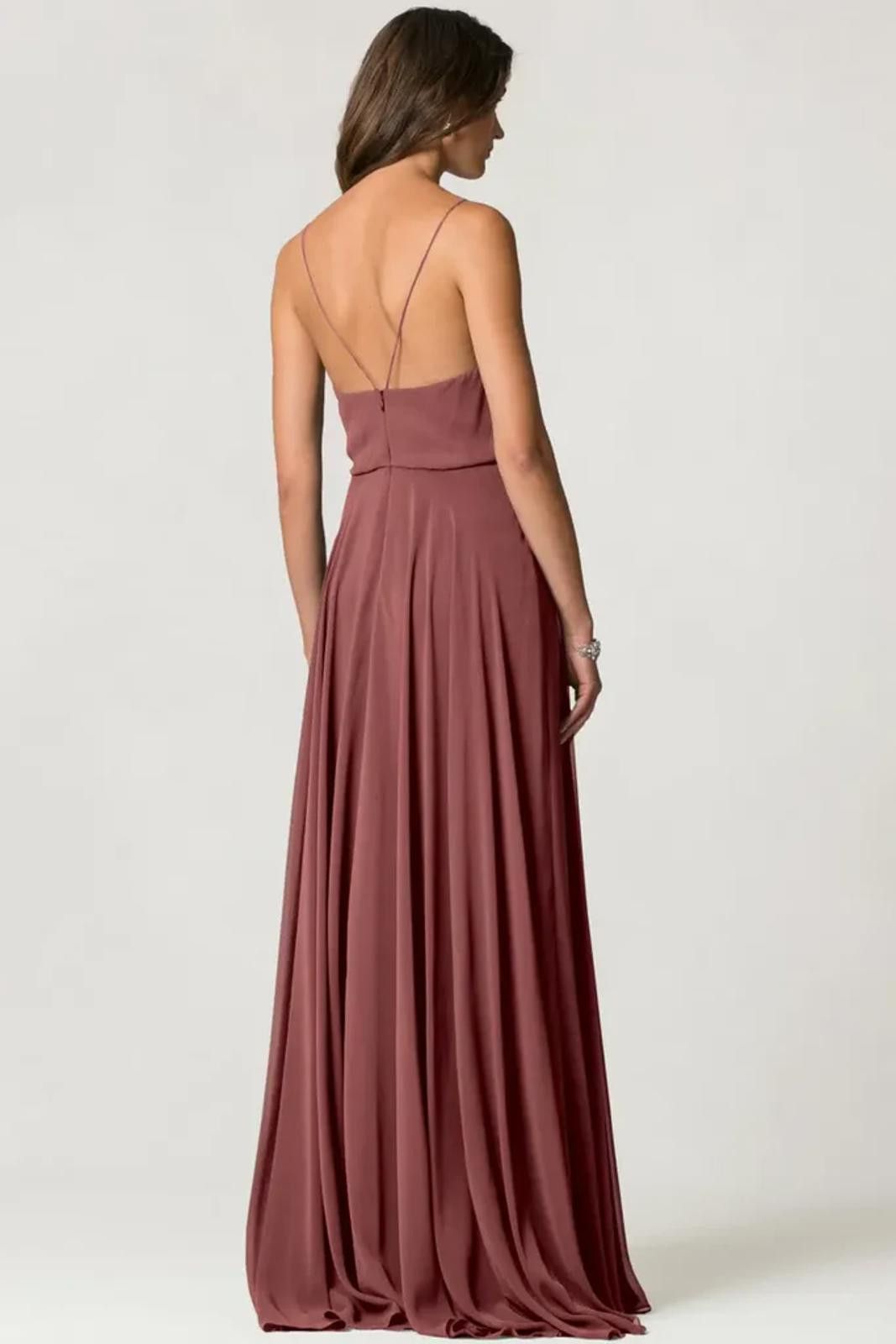 Designer Jenny Yoo "Inesse" Dress Size 10 - Excellent Condition Size L / US 10 / IT 46 - 2 Thumbnail
