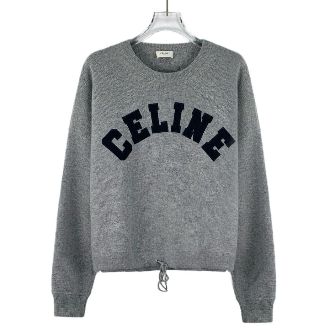 Celine Celine grey sleeve sweatshirt Size XS / US 0-2 / IT 36-38 - 1 Thumbnail
