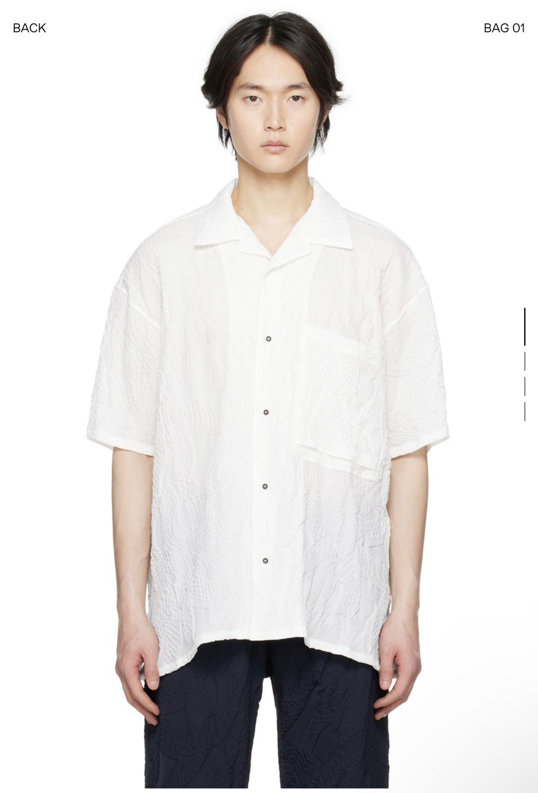 KOZABURO Kozaburo Snake Embossed Shirt Size US S / EU 44-46 / 1 - 4 Thumbnail