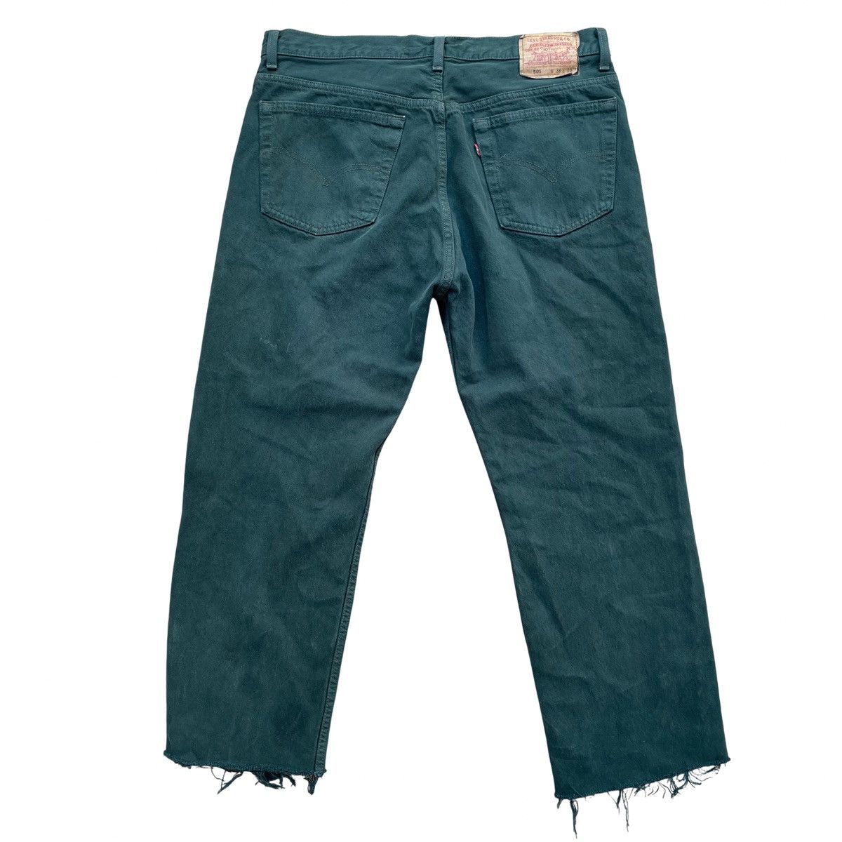 Levi's Vintage 90s Levi's 501 Jeans Dyed Green Size 38 Size US 38 / EU 54 - 5 Thumbnail