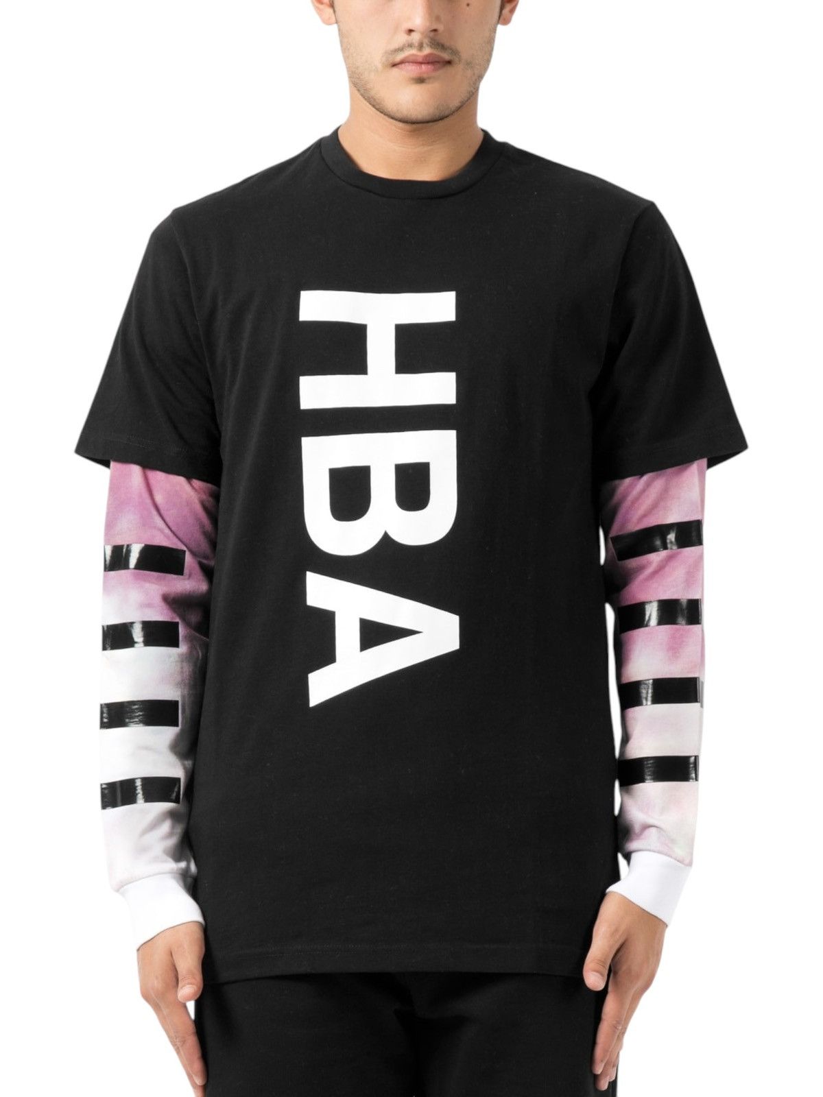 Hood By Air Long Black/Bruised Double Sleeve T-shirt Size US L / EU 52-54 / 3 - 3 Thumbnail