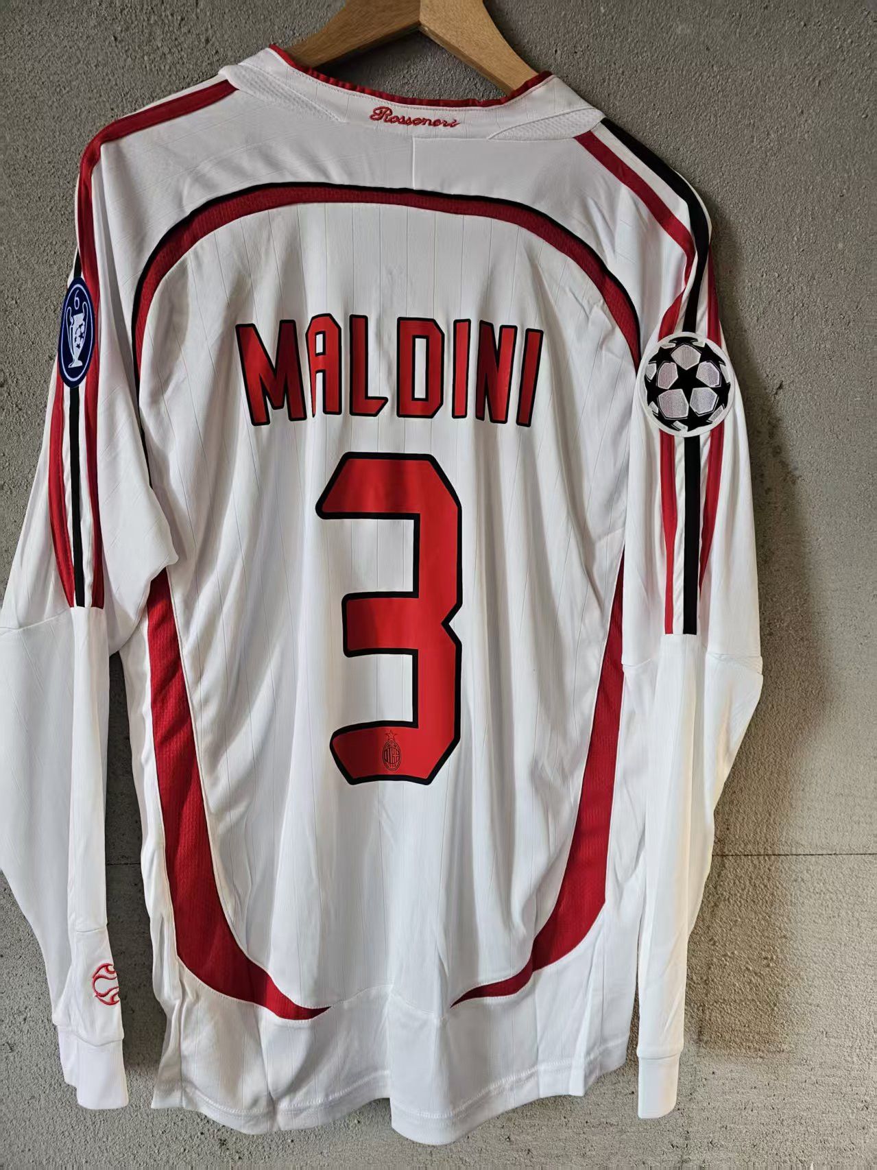 Other 2006 2007 AC Milan 3 Paolo Maldini Jersey Longsleeve Away Size US L / EU 52-54 / 3 - 1 Thumbnail