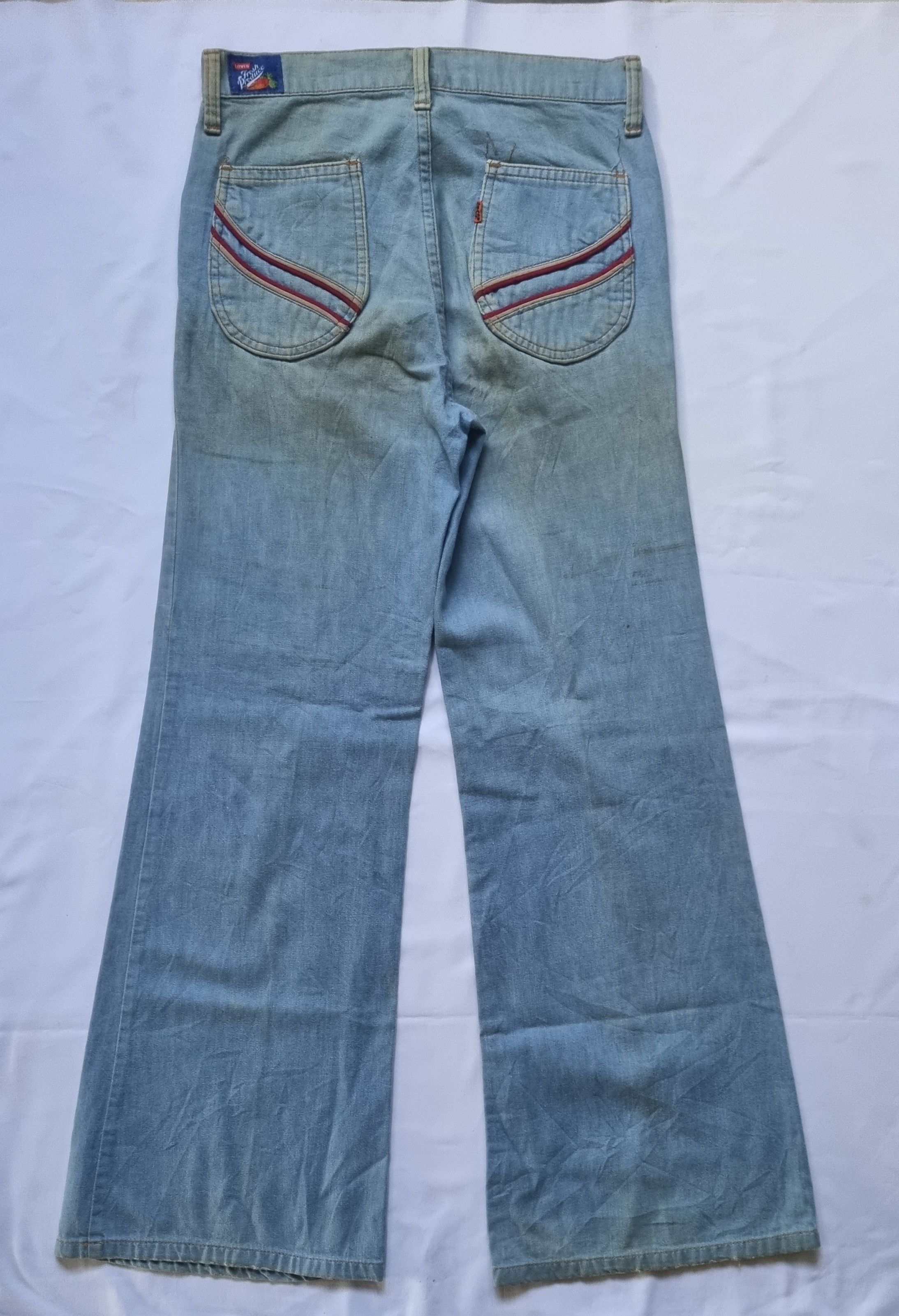 Levi's × Vintage Vintage 70s Levi's Fresh Produce Jeans Size US 28 / EU 44 - 2 Thumbnail