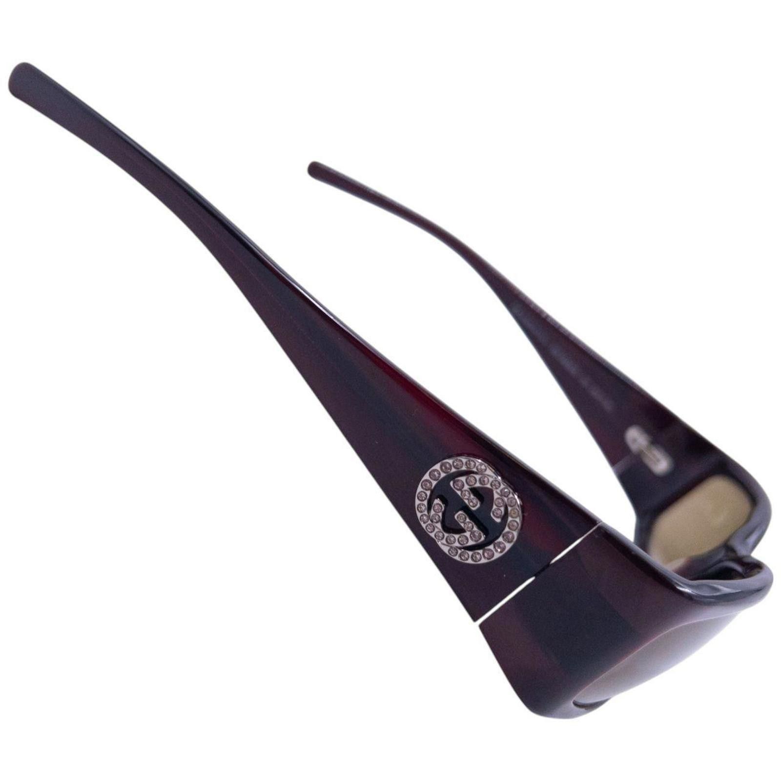 Gucci Vintage Gucci Diamonte Sunglasses Size ONE SIZE - 3 Thumbnail
