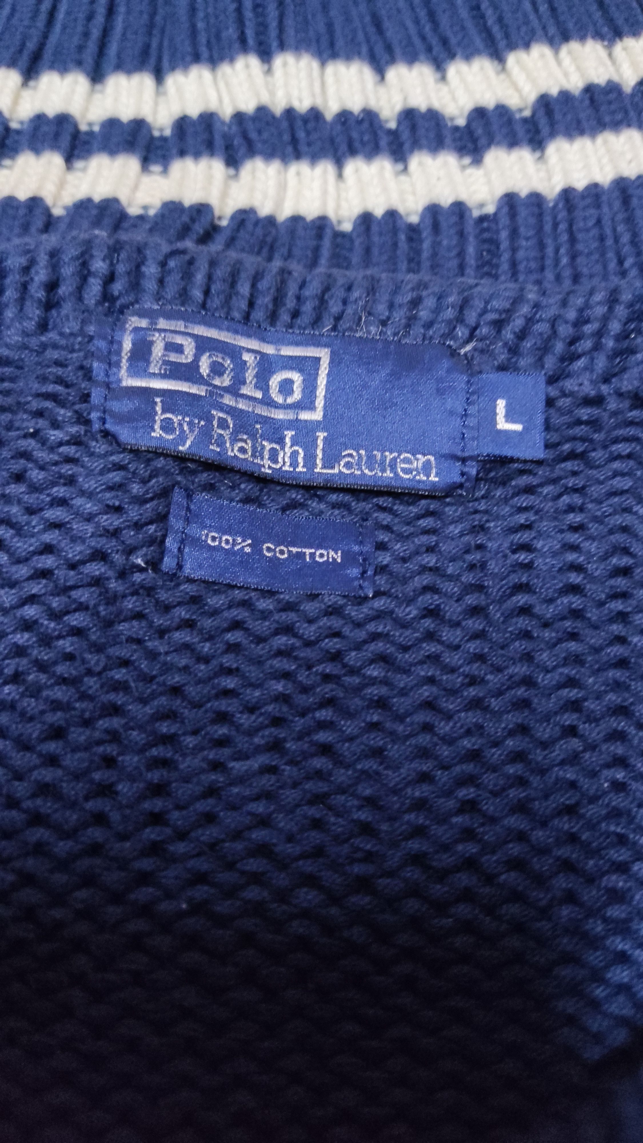 Polo Ralph Lauren × Vintage Vintage Polo Ralph Lauren Wool Sweater Size US L / EU 52-54 / 3 - 3 Thumbnail