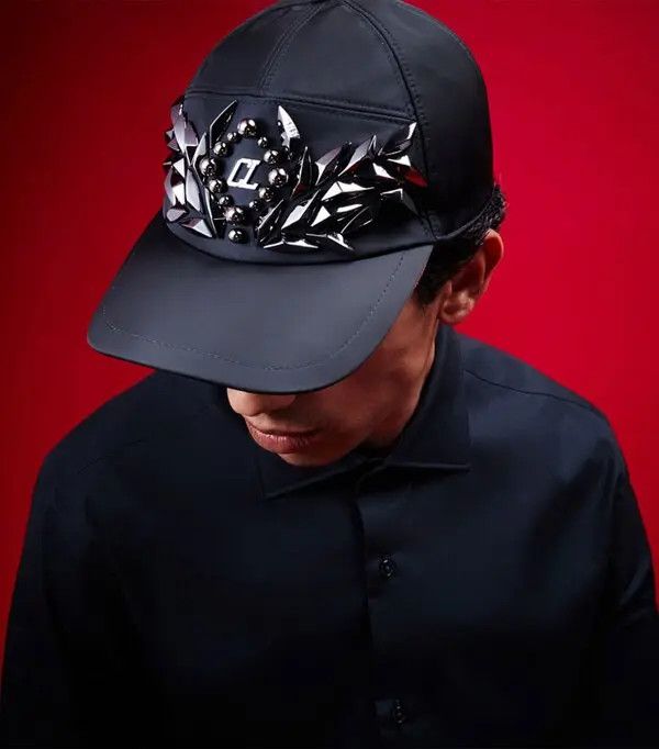 Christian Louboutin oc11z0325 Size: OS /Baseball Cap in Black Size ONE SIZE - 6 Thumbnail