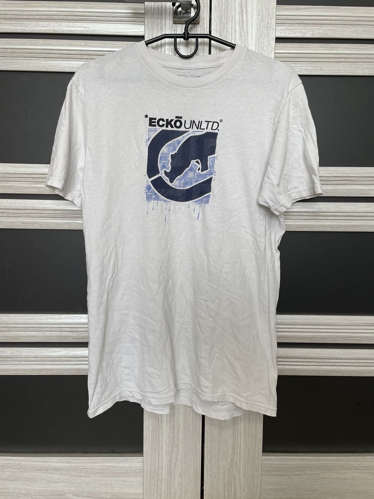 Ecko Unltd. Vintage Ecko Unltd Rap Tee Big Logo 90s Skate Y2K White M Size US M / EU 48-50 / 2 - 1 Thumbnail