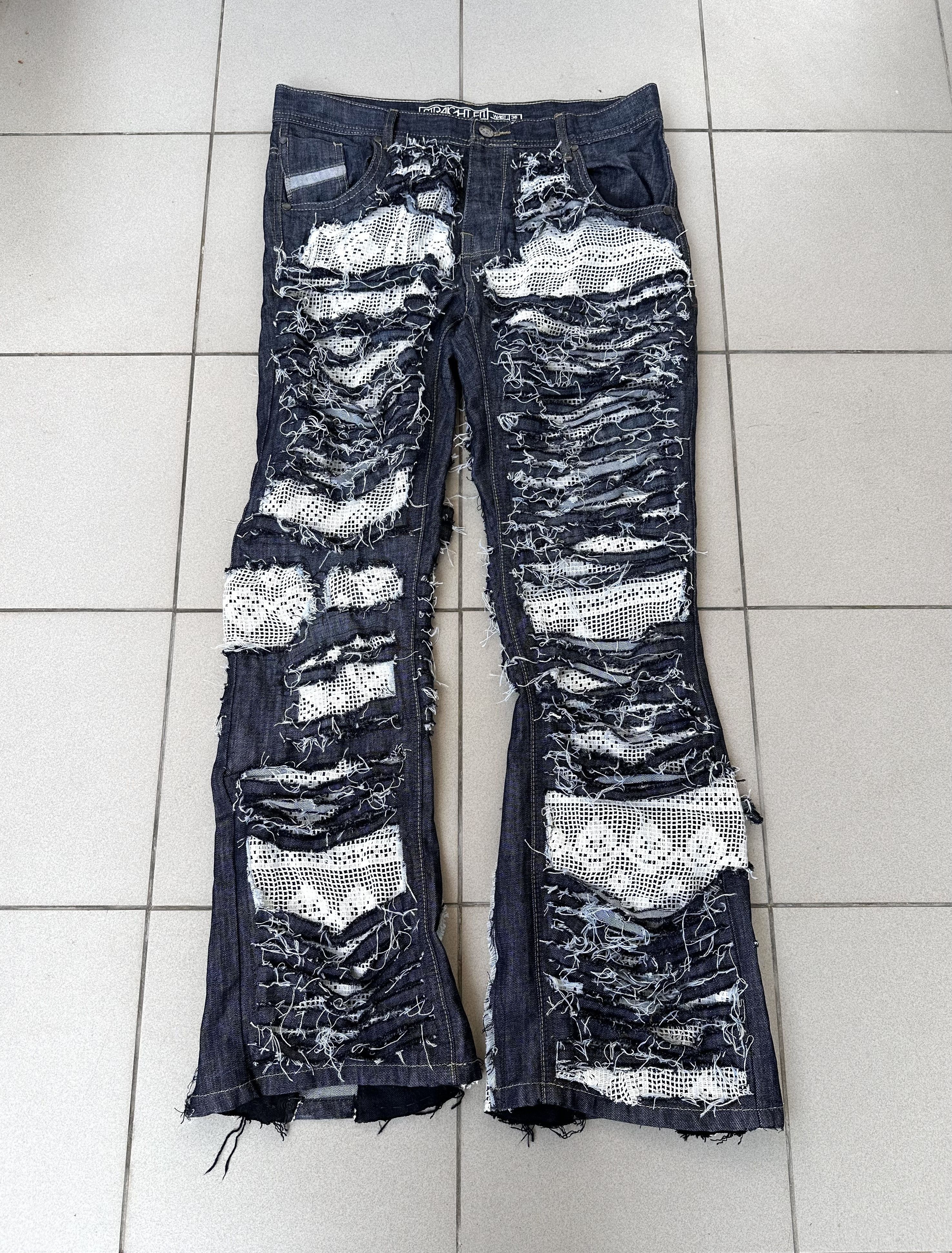 Other Distressed denim pants avant garde opium paradoxe Size US 36 / EU 52 - 1 Thumbnail