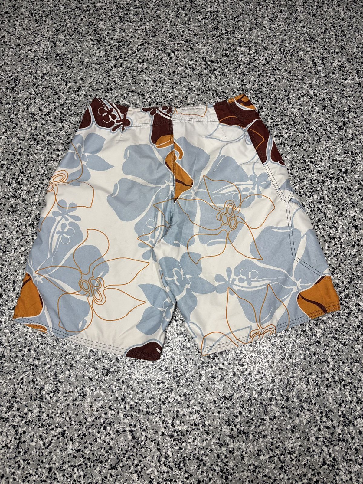 O'Neill Vintage 2000s O’Neill Hawaiian Floral Swim Shorts Size M Size US 32 / EU 48 - 2 Thumbnail