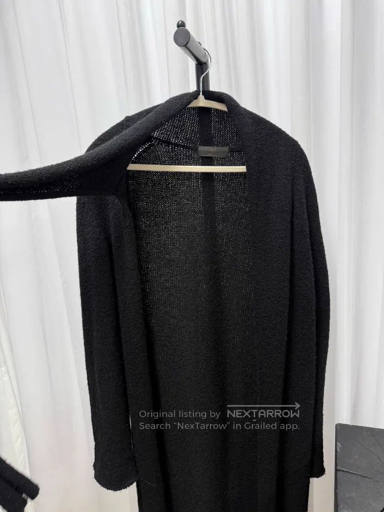 Yohji Yamamoto Yohji Yamamoto Wool blend scarf collar cut-out cardigan Size S / US 4 / IT 40 - 8 Thumbnail