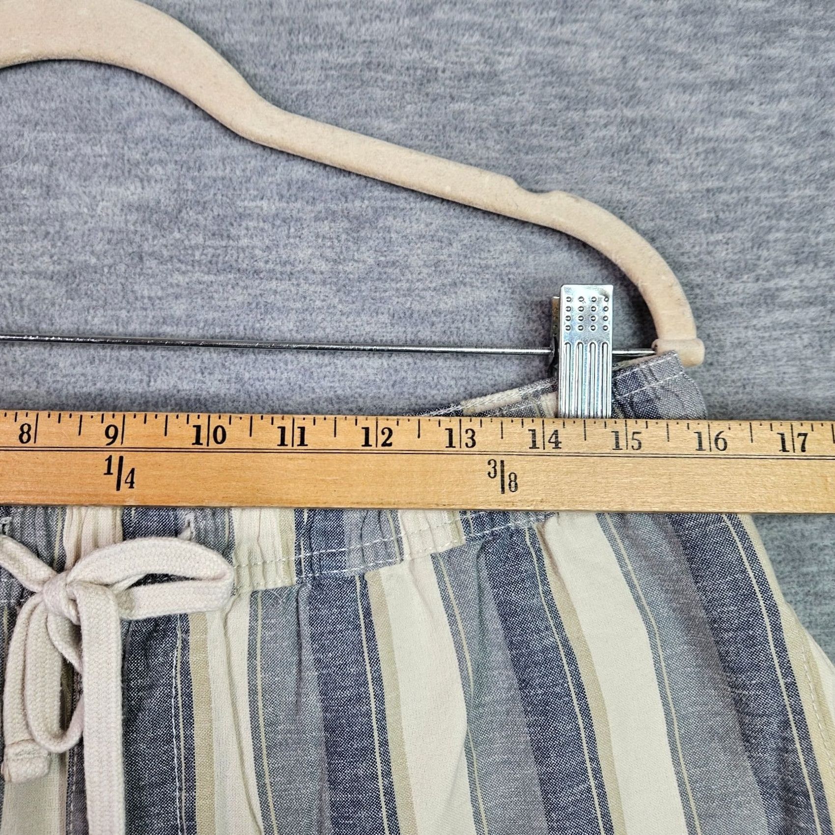 Katin Katin Men Striped Beach Shorts Drawstring Casual Size L Size US 33 - 3 Thumbnail