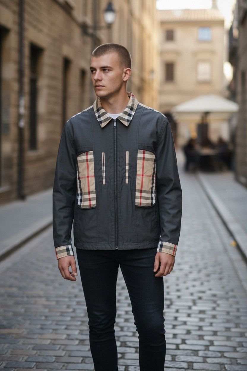 Burberry vintage BURBERRY LONDON JACKET BOMBER nice design Size US L / EU 52-54 / 3 - 2 Thumbnail