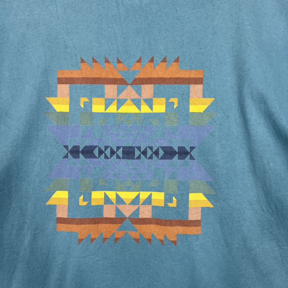 Pendleton PENDLETON X BEAMS Navajo Logo Women Long Shirt #4238-C193 Size ONE SIZE - 4 Thumbnail