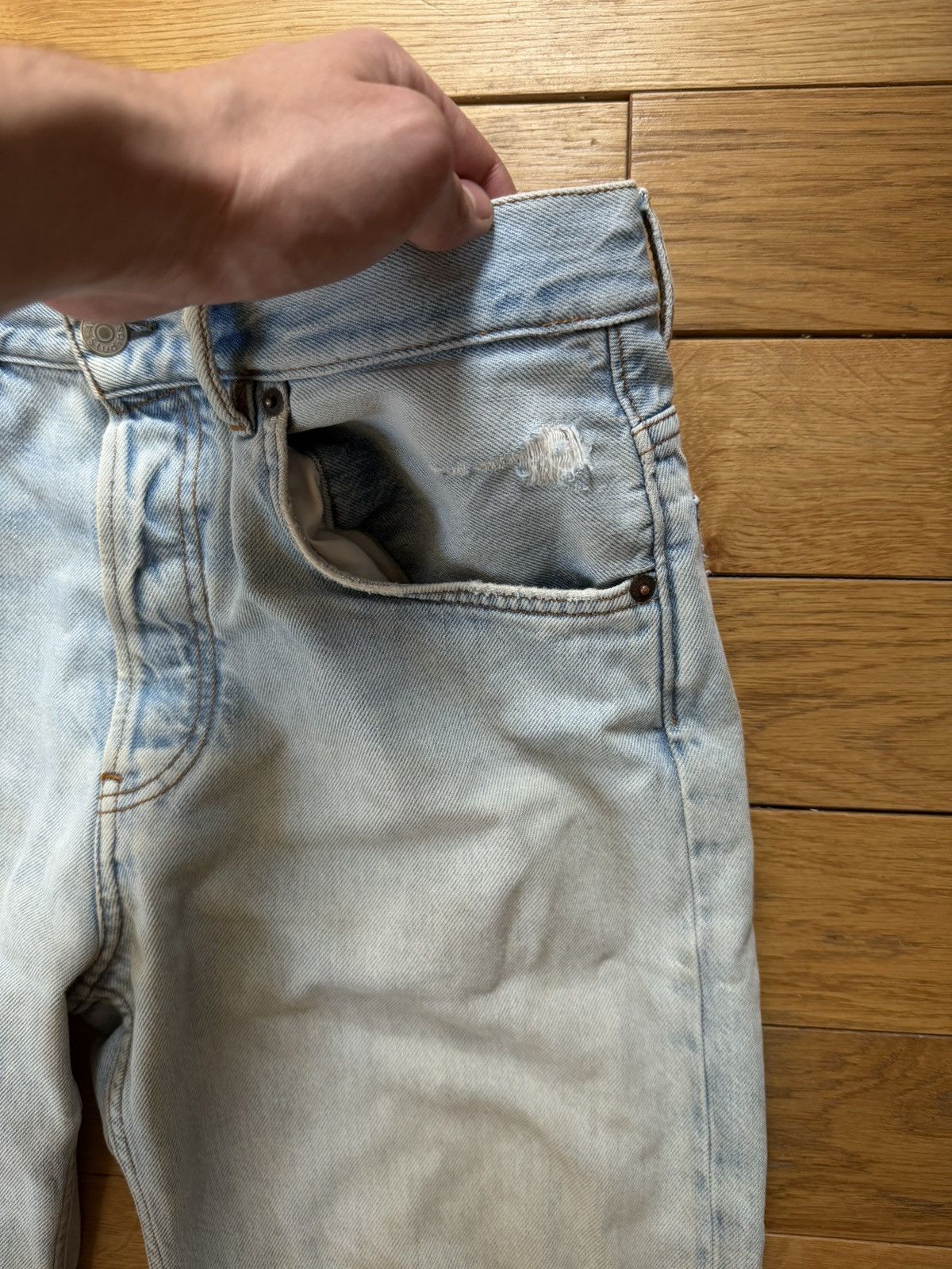 Acne Studios Light Blue Acne Studios Jeans Size US 30 / EU 46 - 3 Thumbnail