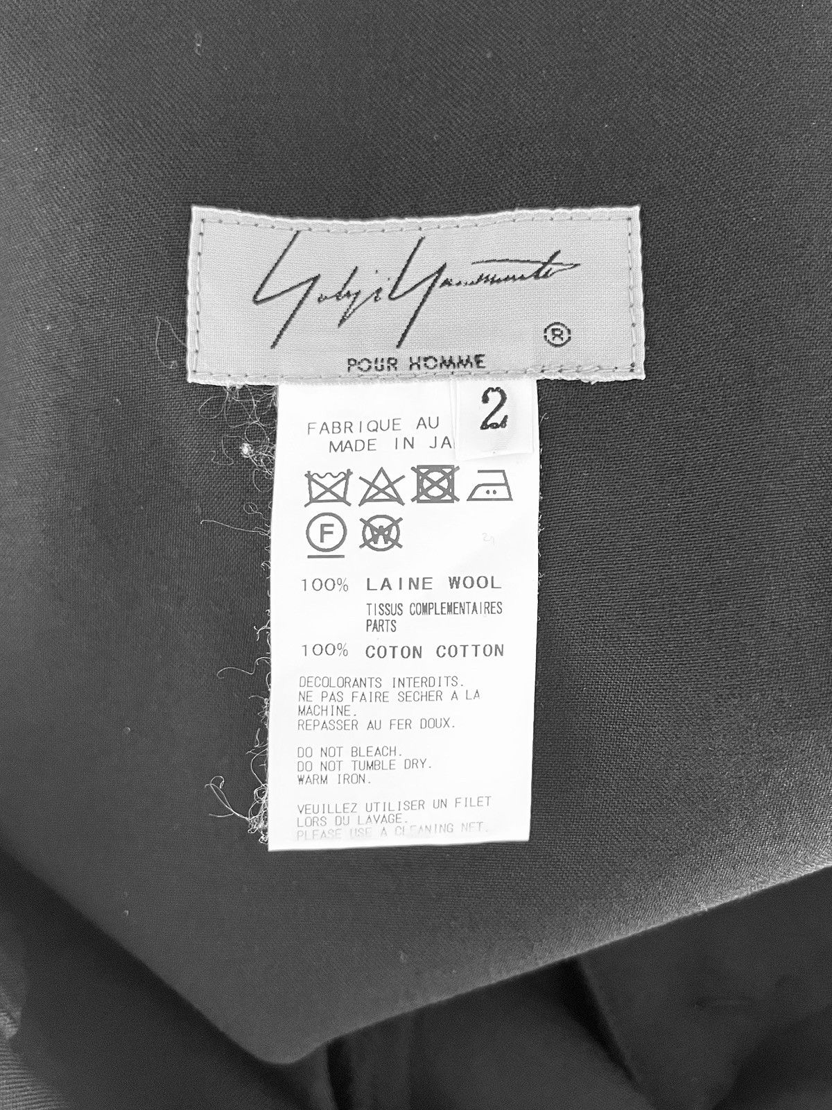 Yohji Yamamoto Yohji Yamamoto Pour Homme - W/GABARDINE Waist Wrap Pants Size US 30 / EU 46 - 7 Thumbnail