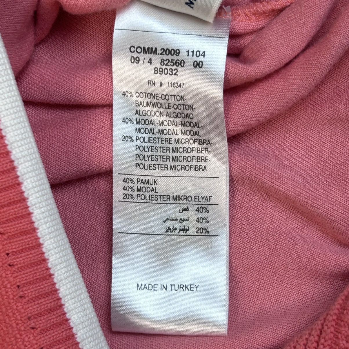 Moncler Moncler W v-neck pink hoodie Size S / US 4 / IT 40 - 14 Thumbnail