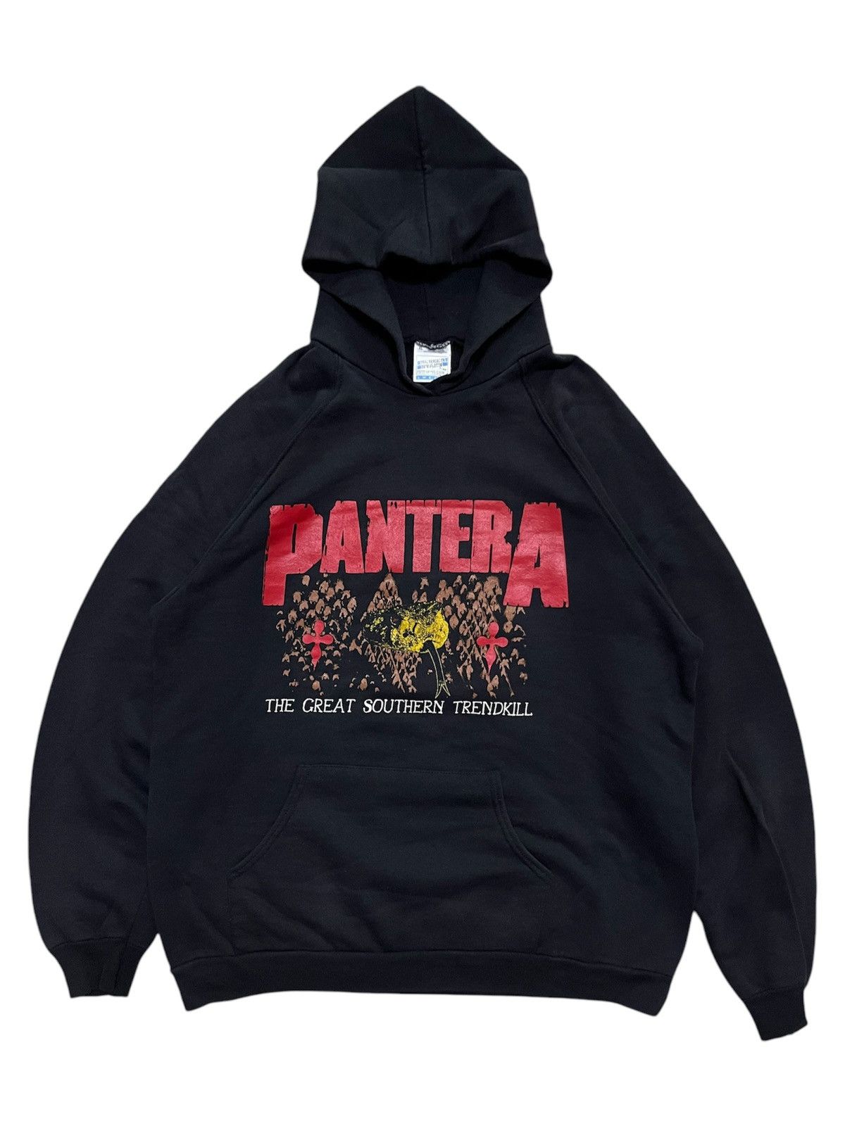Band Tees Rare Vintage 90s Pantera The Great Southern Trendkill Hoodie Size US XL / EU 56 / 4 - 1 Thumbnail