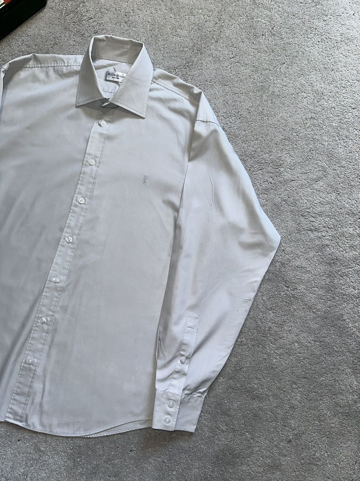 Yves Saint Laurent Yves Saint Laurent Vintage Shirt Designer Size US XL / EU 56 / 4 - 2 Thumbnail