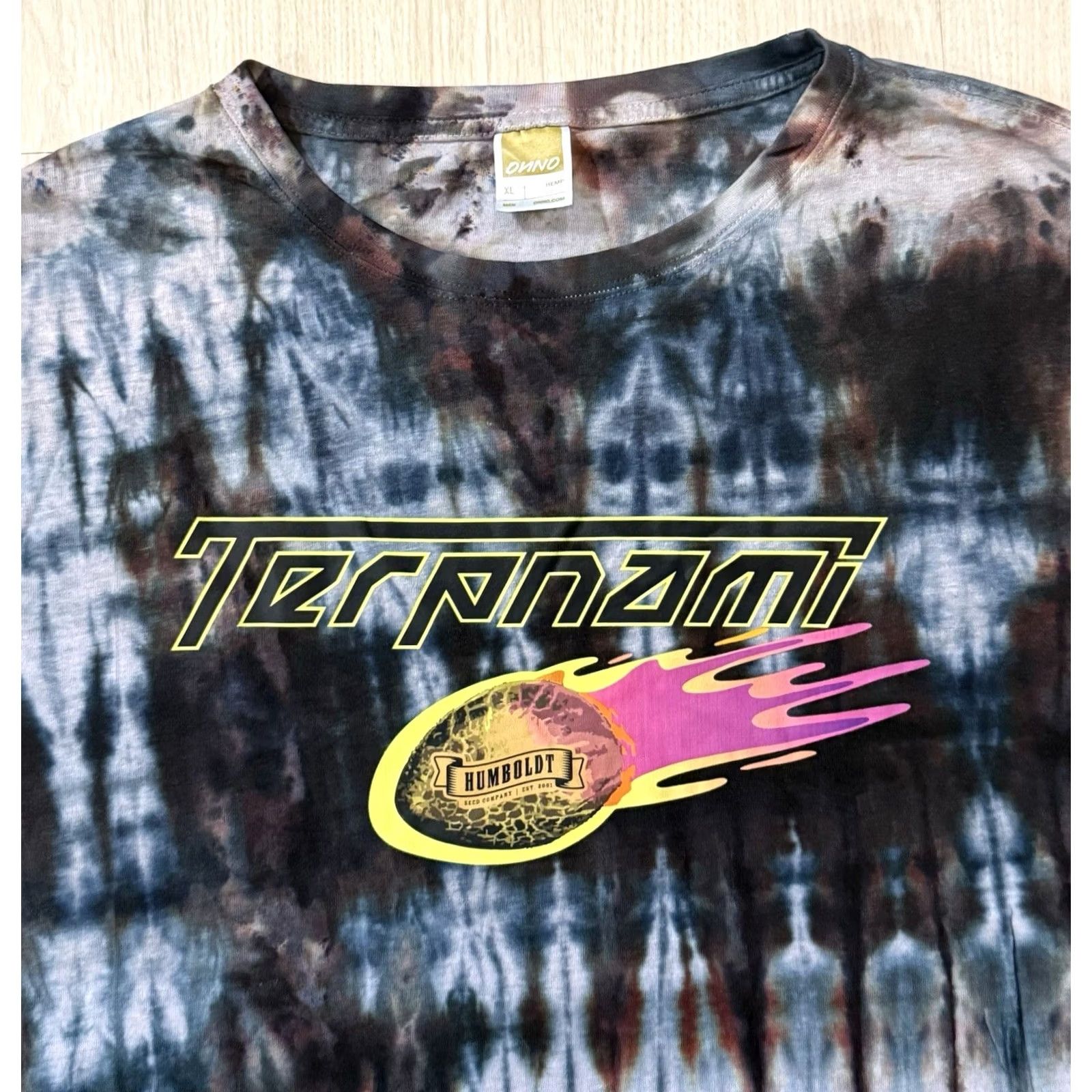 CO Humboldt Seed Co Terpnami Hemp Tie Dye Shirt XL Multicolor Graphic Print Crew Neck Men Size US XL / EU 56 / 4 - 3 Thumbnail