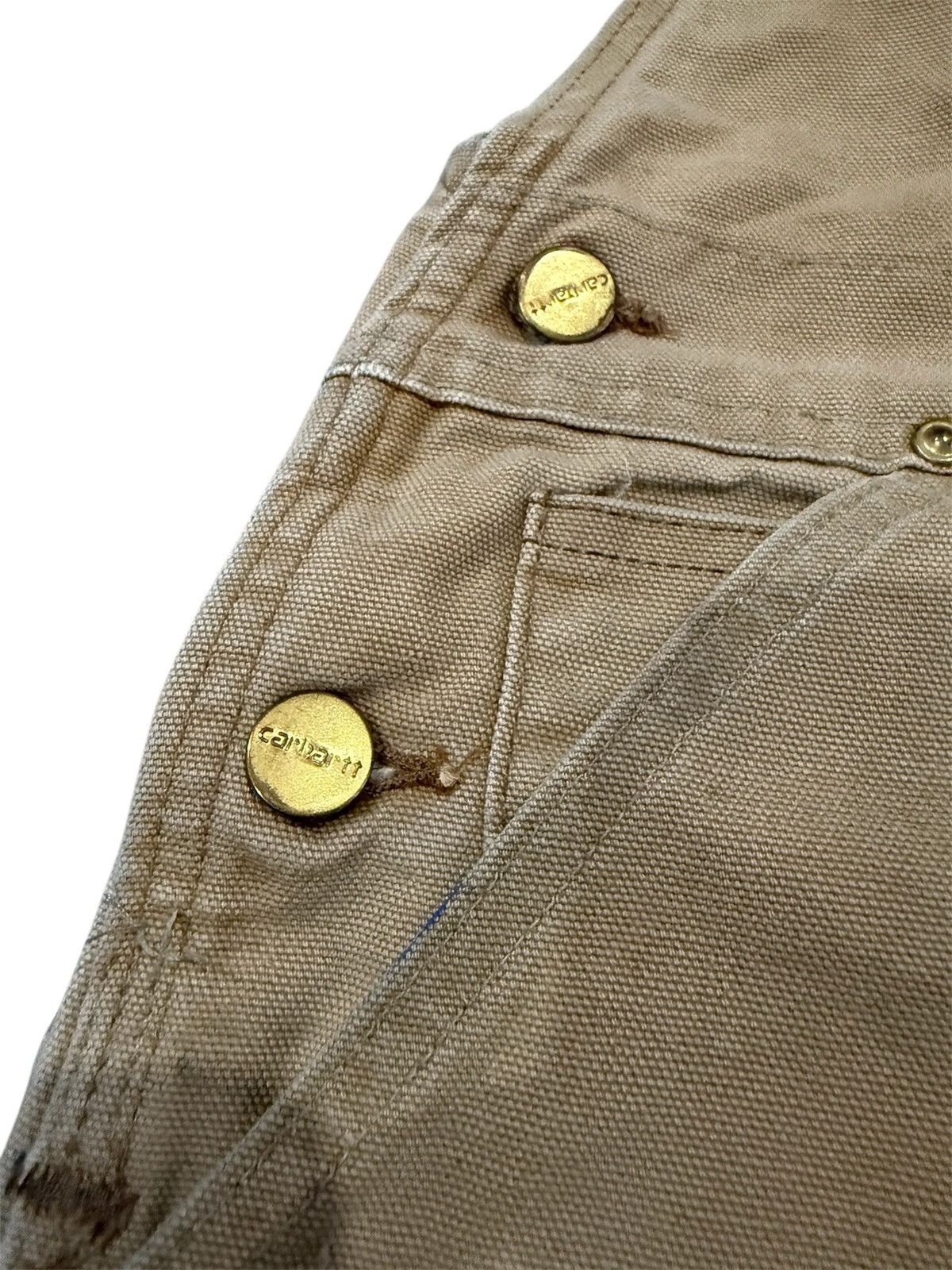 Carhartt × Vintage VINTAGE CARHATT DOUBLE KNEES DISTRESSED OVERALL Size US 43 - 10 Thumbnail
