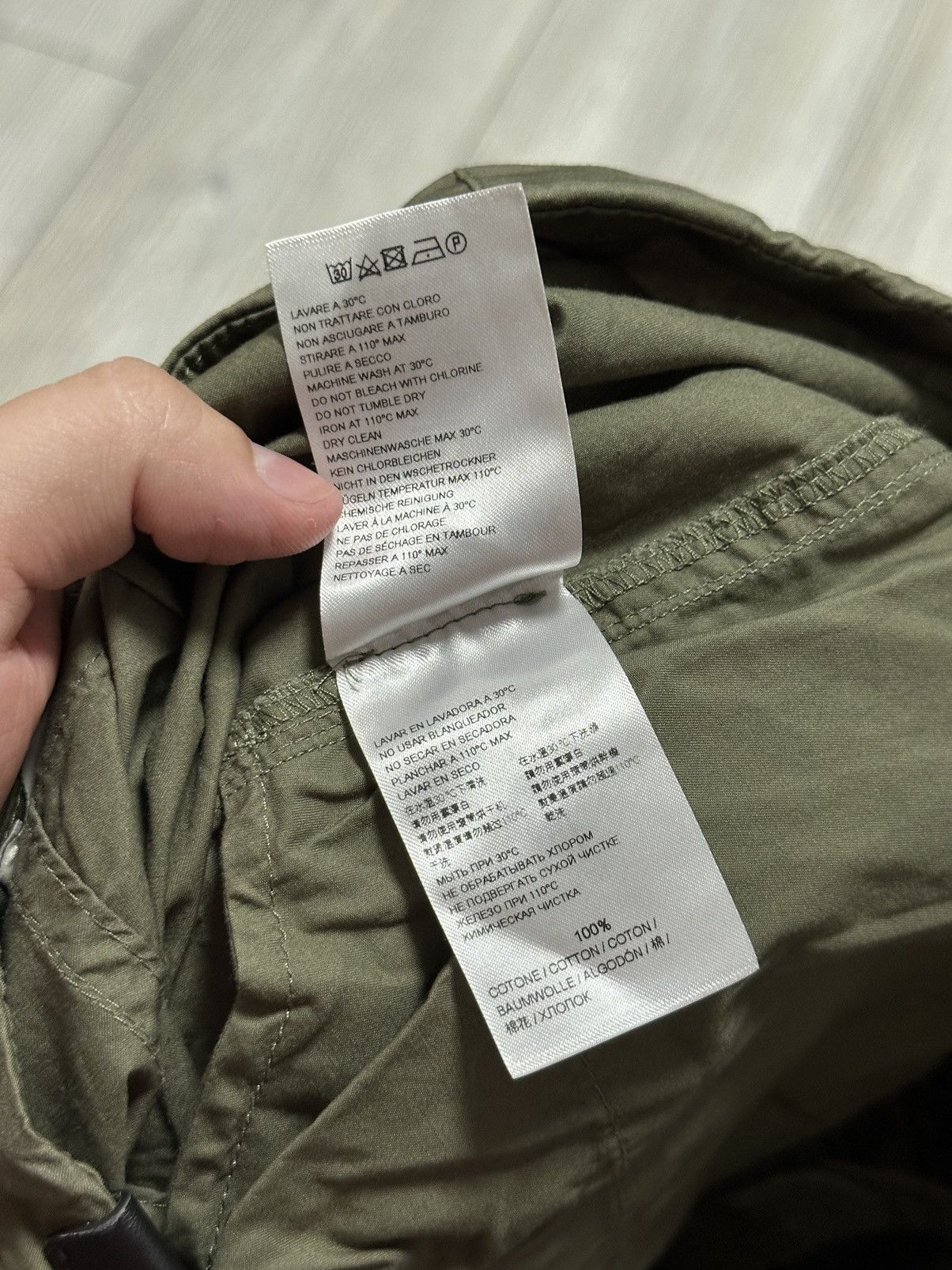 Designer DARKPARK Green Woman Baggy Pants Size 27" / US 4 / IT 40 - 9 Thumbnail