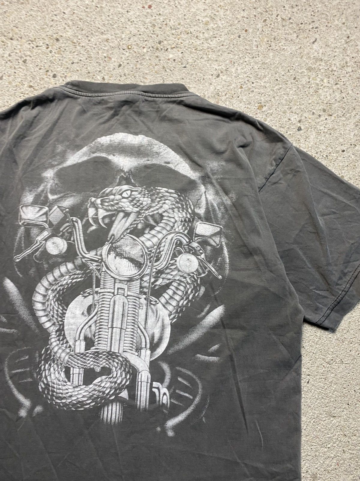 Vintage Vintage t-shirt american grey acid wash washed oversized Size US M / EU 48-50 / 2 - 6 Thumbnail