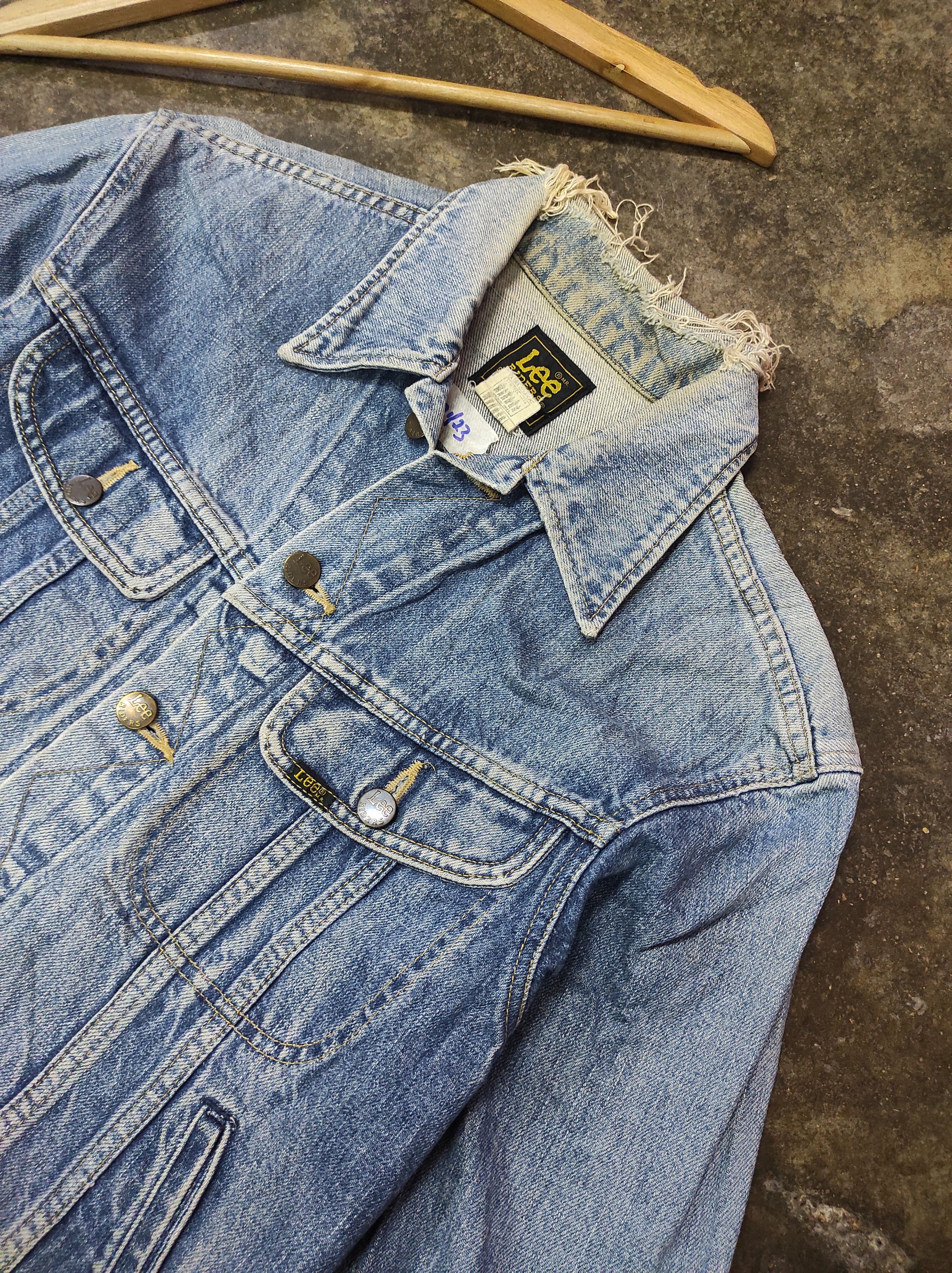 Lee × Vintage LEE RIDERS USA 70'S SCOVIL DENIM TRUCKER JACKET DISTRESSED Size US M / EU 48-50 / 2 - 2 Thumbnail