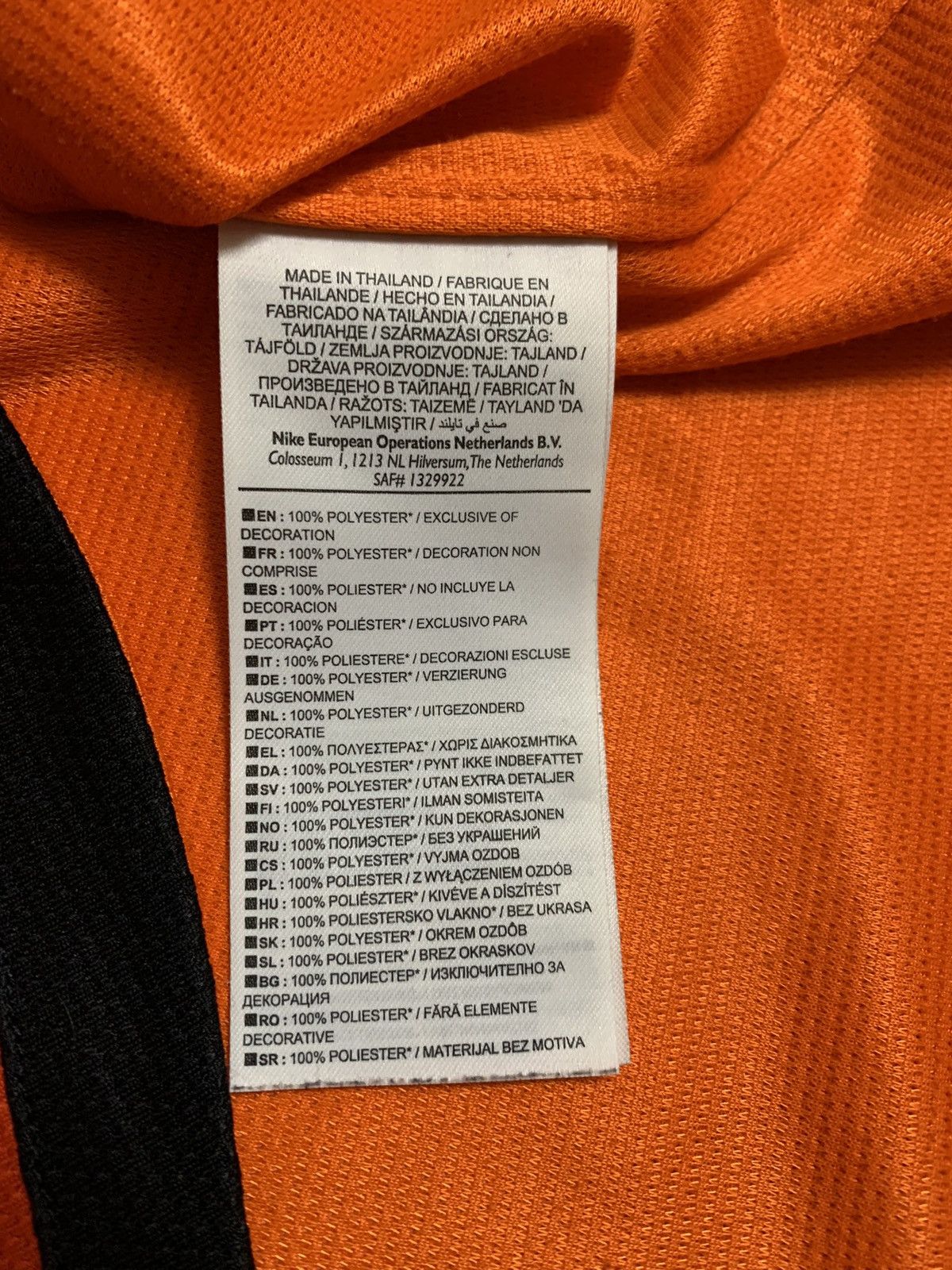 Nike × Vintage Vintage Nike Netherland KNVB Jersey T Shirt Tee 2012 Size US M / EU 48-50 / 2 - 10 Thumbnail