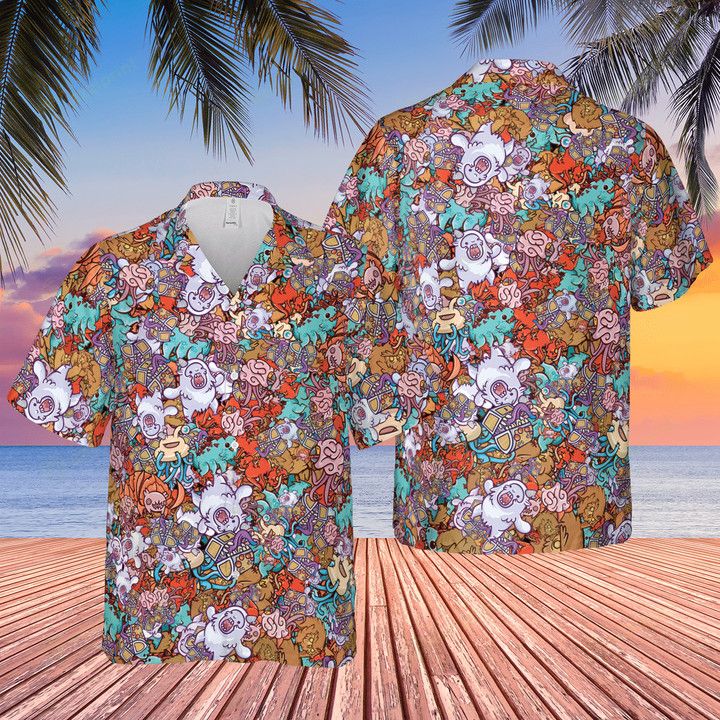Other CHIBI DND MONSTERS HAWAIIAN SHIRT Size US L / EU 52-54 / 3 - 2 Thumbnail