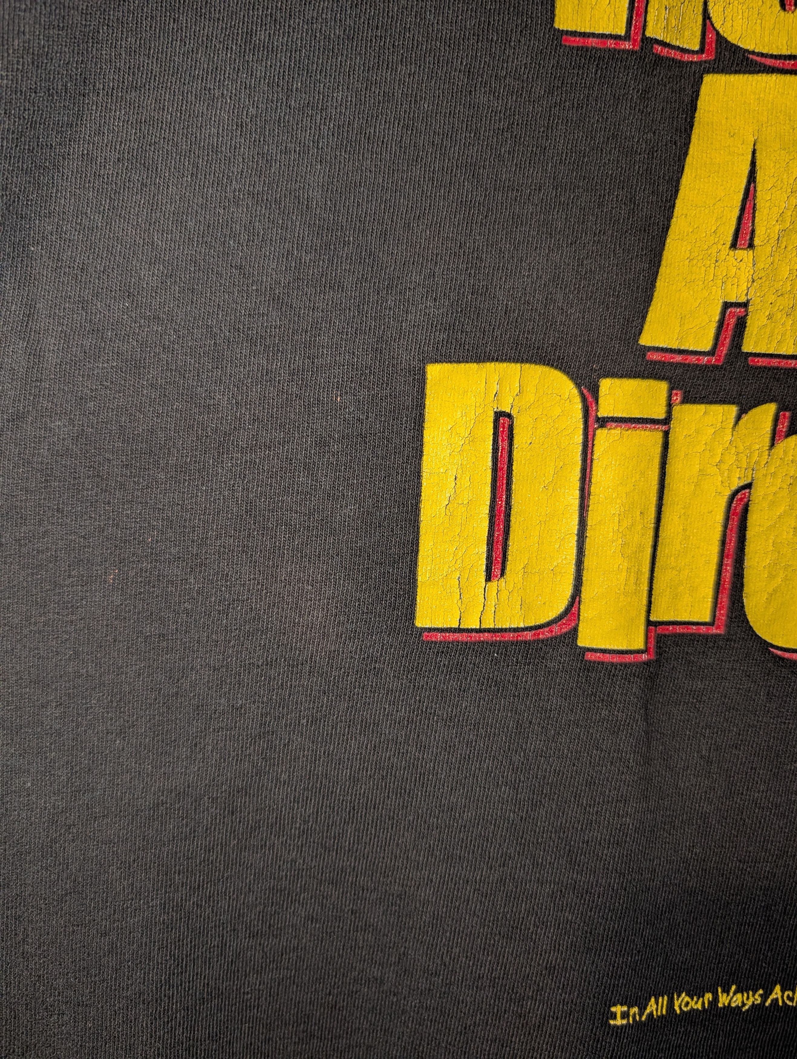 Arts & Science Vintage 90s Real Men Ask for Directions Jesus T-Shirt Size US L / EU 52-54 / 3 - 5 Thumbnail