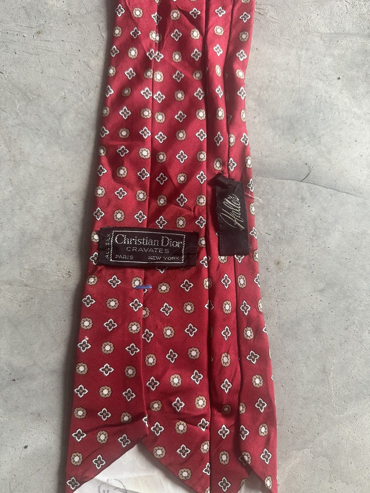 Designer × Dior Cristian Dior Tie Size ONE SIZE - 3 Thumbnail