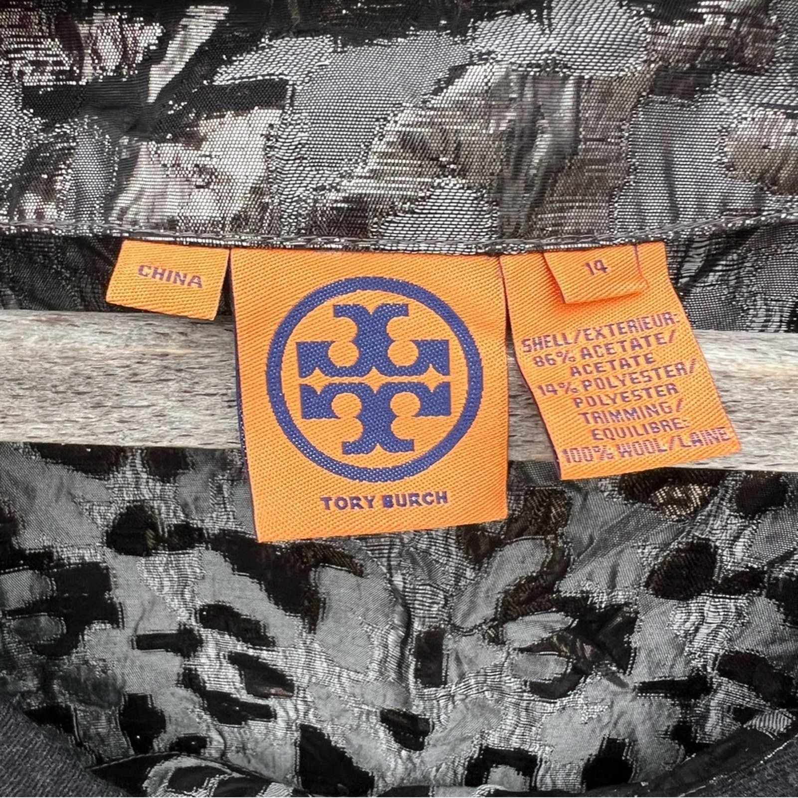 Tory Burch Tory Burch Claire Metallic Black Cheetah Sleeveless Tank Size XL / US 12-14 / IT 48-50 - 4 Thumbnail