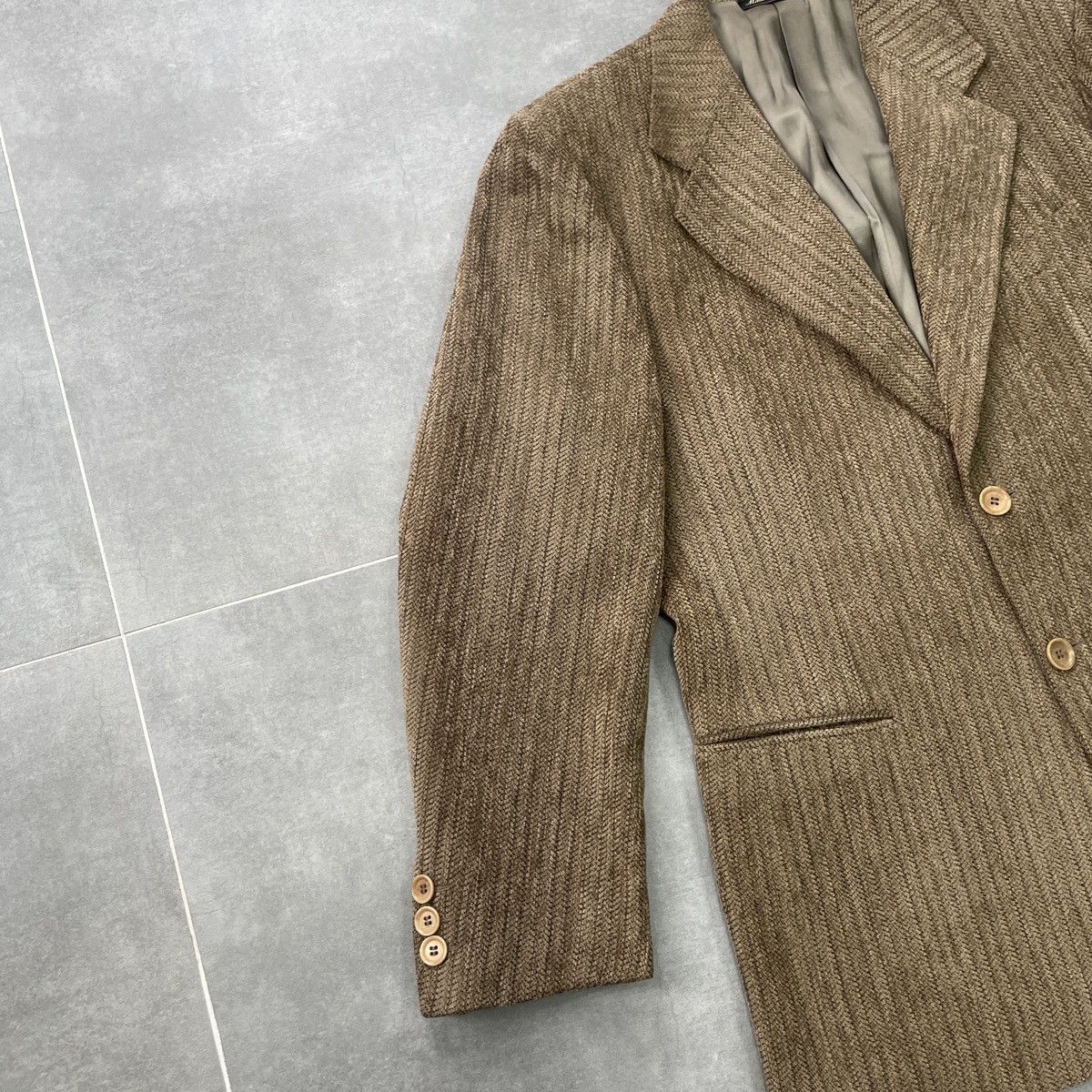 Pal Zileri Pal Zileri Pull Wool Corduroy Blazer Size 48 Size 48R - 3 Thumbnail