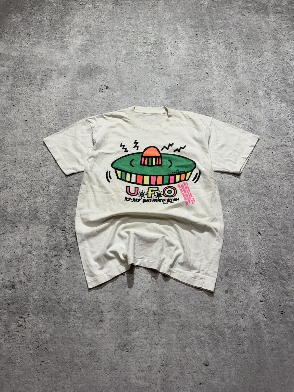Keith Haring T-shirt Keith Haring UFO Pop-Shop Saigon 1988 Size US M / EU 48-50 / 2 - 1 Thumbnail