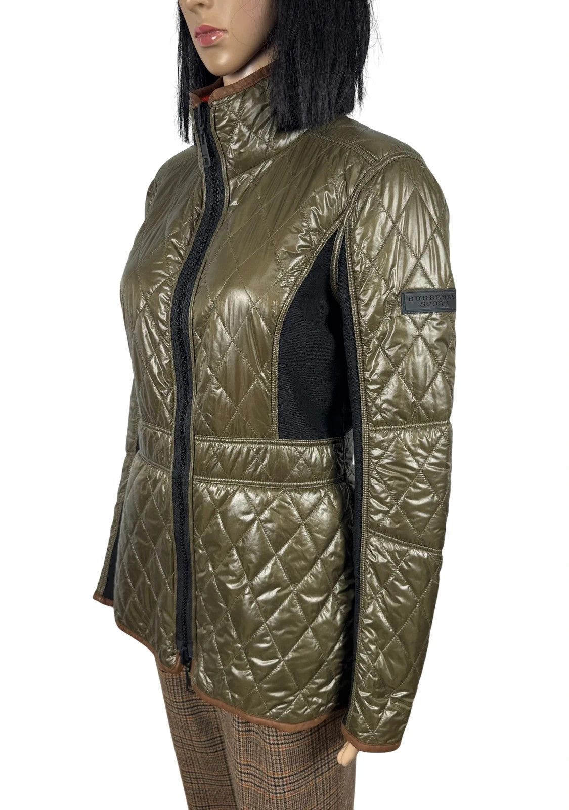 Burberry Burberry Sport Quilted Reversible Jacket Leather Trim size M Size M / US 6-8 / IT 42-44 - 8 Thumbnail