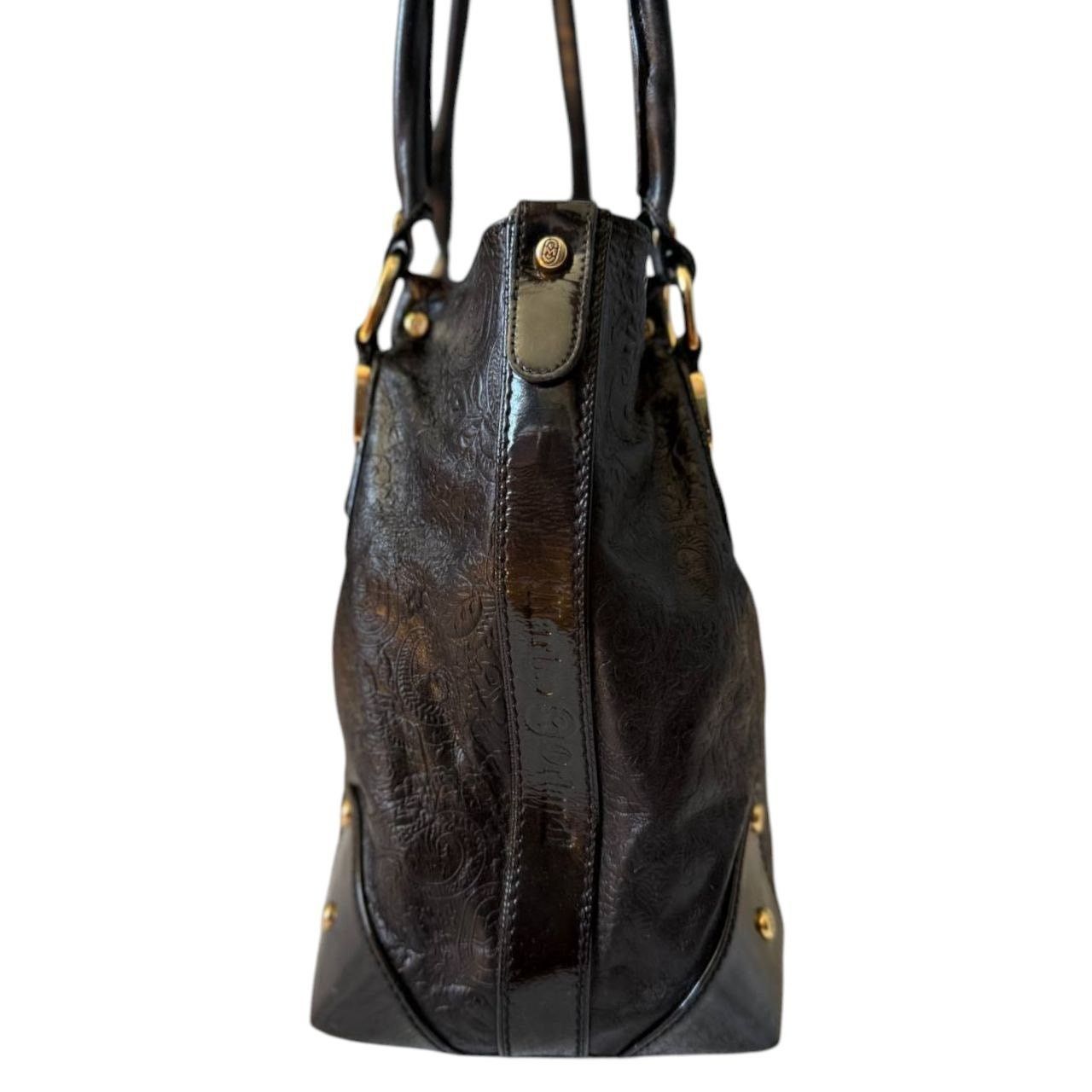 NBDN Nobrandedon Marino Orlandi Leather Black/Gold Tote Bag Size ONE SIZE - 10 Thumbnail
