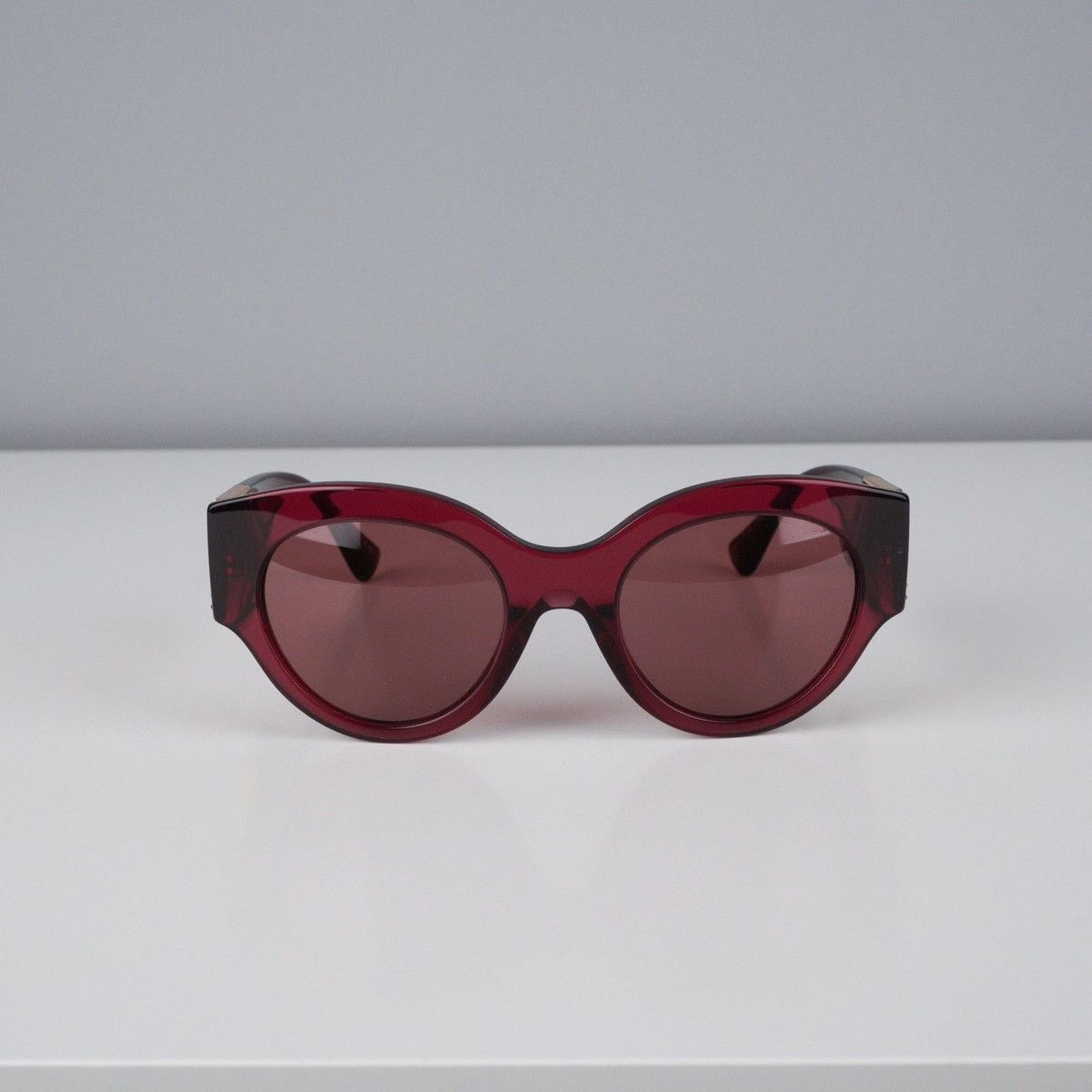 Versace Versace big swarovski medusa gold logo oversized sunglasses Size ONE SIZE - 2 Thumbnail