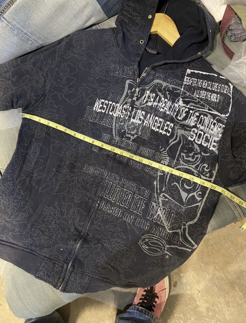 14th Addiction × Japanese Brand × KMRii poem impala zip hoodie print y2k gothic style Size US L / EU 52-54 / 3 - 8 Thumbnail